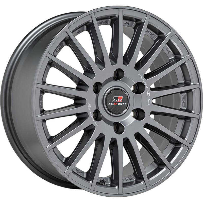OZ RACING RALLY DESERT TGR-WRT MATT GRAPHITE SILVER LETTERING