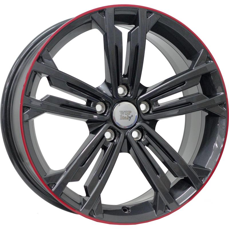 W471 NAXOS ANTRACITE LIP POLISHED 5 foriVolkswagen Touran 2011